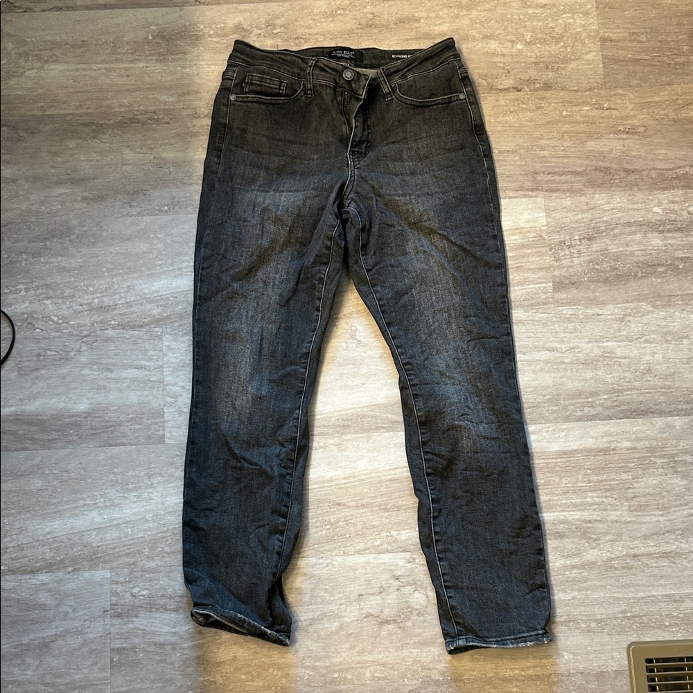 Judy Blue Black Boyfriend Jeans